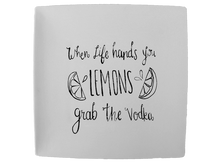 Load image into Gallery viewer, Grab the Vodka Plate 8-1/4"