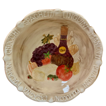 Load image into Gallery viewer, Italian Pasta Bowl 13"