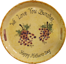 Load image into Gallery viewer, Medium Round Tray with Handles (14" diameter)!  Project with Instructions or Your Own Design!