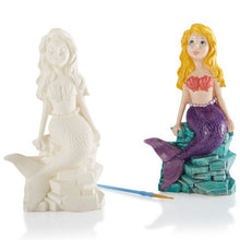 Load image into Gallery viewer, Mermaid Biggy Bank - 11-3/4" tall