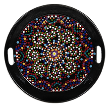 Load image into Gallery viewer, Medium Round Tray with Handles (14" diameter)!  Project with Instructions or Your Own Design!
