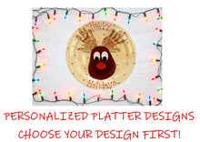 Load image into Gallery viewer, Personalized Holiday Platters Design Selection - 8 Options