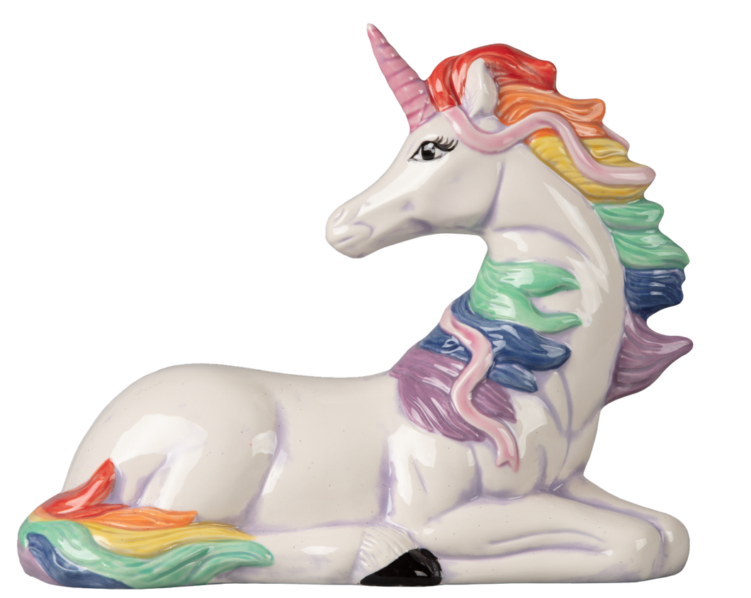 Unicorn Laying with Ribbon  7