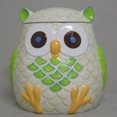 Load image into Gallery viewer, Owl Cookie Jar 8-1/2&quot; tall
