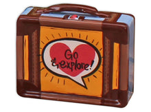 Load image into Gallery viewer, Retro Lunchbox Bank (5-3/4&quot; x 5&quot; x 2-1/4&quot;)
