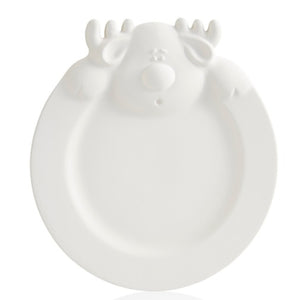 Reindeer Plate (9-1/2" diameter)