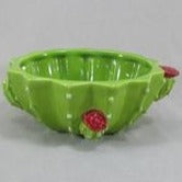 Load image into Gallery viewer, Cactus Bowl With Flowers 7&quot; diameter
