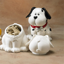 Load image into Gallery viewer, Dog Treat Jar with Bone Tag

