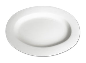 Oval Rimmed Platter 18"