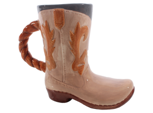 Cowboy Boot Mug 6" tall
