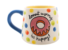 Load image into Gallery viewer, Donut Worry Line Art Mug
