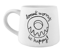 Load image into Gallery viewer, Donut Worry Line Art Mug
