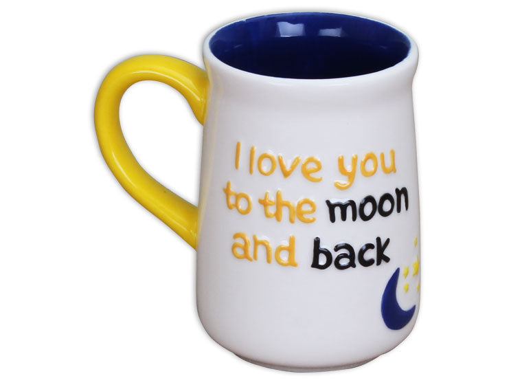 I Love You to the Moon and Back Mug 4-1/2 tall 12 oz