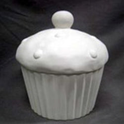 Cupcake Cookie Jar 8" tall