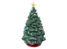 Load image into Gallery viewer, 18&quot; Light-up Christmas Tree (11&quot; wide) with Light Kit and Colored Bulbs
