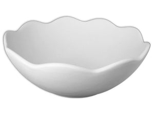Curvy Rim Bowl 8" diameter, 3" high