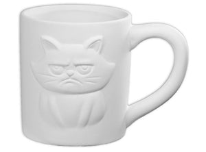 Grumpy Cat Mug 4" tall 16 oz