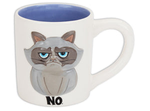 Grumpy Cat Mug 4" tall 16 oz