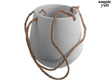Load image into Gallery viewer, Planter w/ Twine Hanger, 5.75&quot; H x 4.25&quot; W
