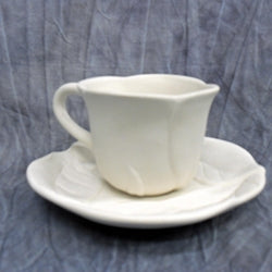 Flower Teacup and Saucer