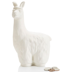 Llama Biggy Bank - 10" tall