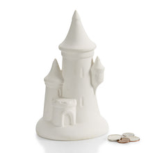 Load image into Gallery viewer, Enchanted Castle Bank 7-1/4&quot; tall
