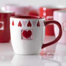 Load image into Gallery viewer, Embossed Heart Mug
