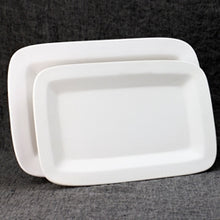Load image into Gallery viewer, Rectangular Rimmed Platter 14-1/2 X 9-1/2&quot;
