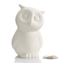 Load image into Gallery viewer, Owl Bank (Smooth) 6-1/2&quot;H
