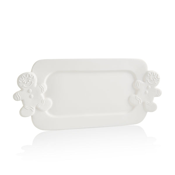 Gingerbread Man Handle Platter - 19