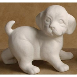 Realistic Standing Puppy 6" tall