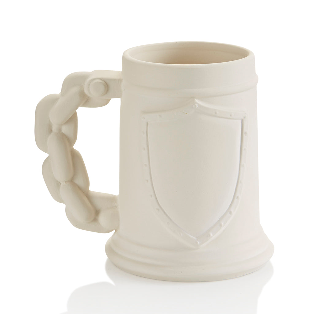 Shield Stein with Chain Handle - 6