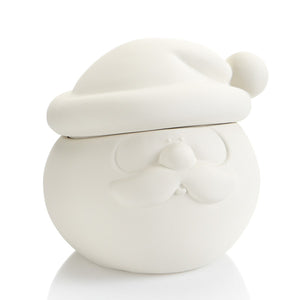 Santa Face Cookie Jar (8" x 8")