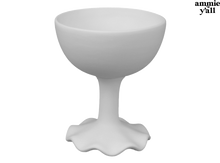 Load image into Gallery viewer, Ruffled Coupe Stemmed Champagne Glass

