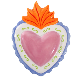 Sacred Heart Hanging Plaque 6"