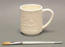 Load image into Gallery viewer, I Love Mom Mug 4&quot; tall
