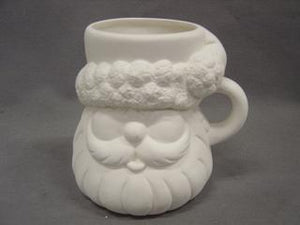 Jolly Santa Mug (5" tall)