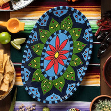 Load image into Gallery viewer, Talavera Oval Platter 16-1/2&quot; x 10-3/4&quot;
