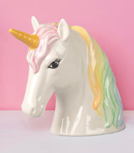 Load image into Gallery viewer, Unicorn Head Bank 8-1/2&quot; tall
