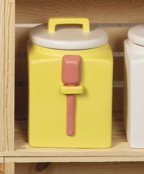 Square Kitchen Canister with Scoop
