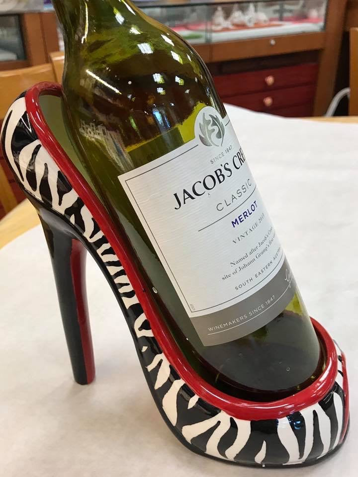 High Heel Wine Caddy 7-3/4 tall