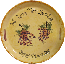 Load image into Gallery viewer, Medium Round Tray with Handles (14&quot; diameter)!  Project with Instructions or Your Own Design!
