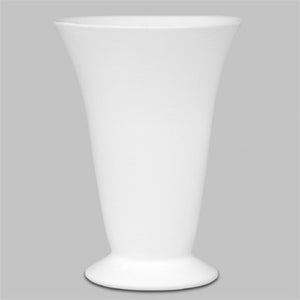 Flat Tulip Vase 9-1/2" tall