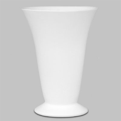 Flat Tulip Vase 9-1/2