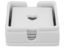 Load image into Gallery viewer, RUSTIC HEART COASTER SET
