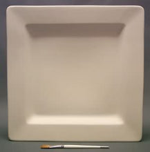 Load image into Gallery viewer, Square Rim Platter 18&quot;
