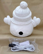 Load image into Gallery viewer, Snuggles Custom Carved Snowman (9&quot;tall, 10&quot; wide) PRE-ORDER

