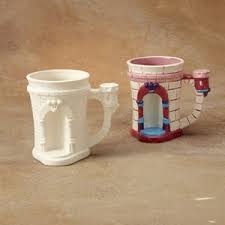 Castle Mug 4-1/2" tall