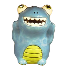 Load image into Gallery viewer, Coin Monster Bank 6&quot; tall
