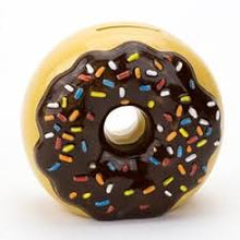 Load image into Gallery viewer, Donut Bank 4-1/4&quot; tall
